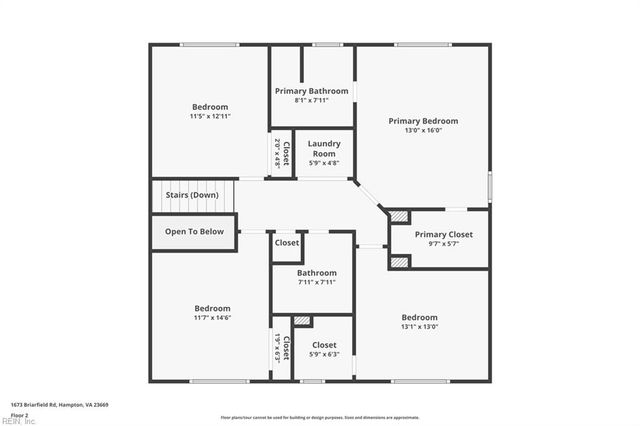 1673 Briarfield RD, Hampton, VA 23669