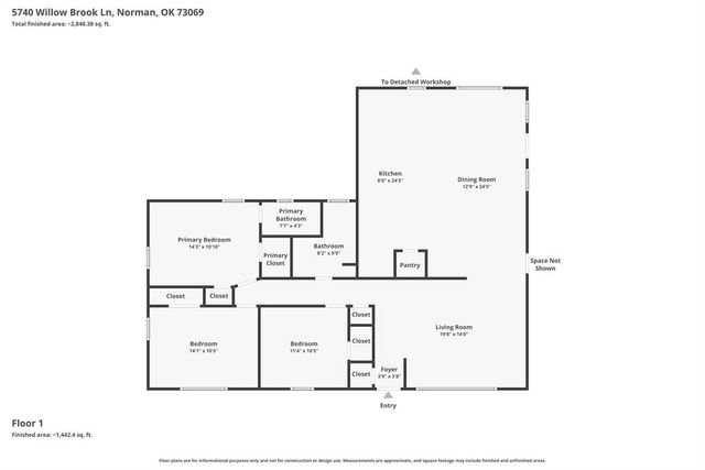 5740 Willow Brook Lane, Norman, OK 73069