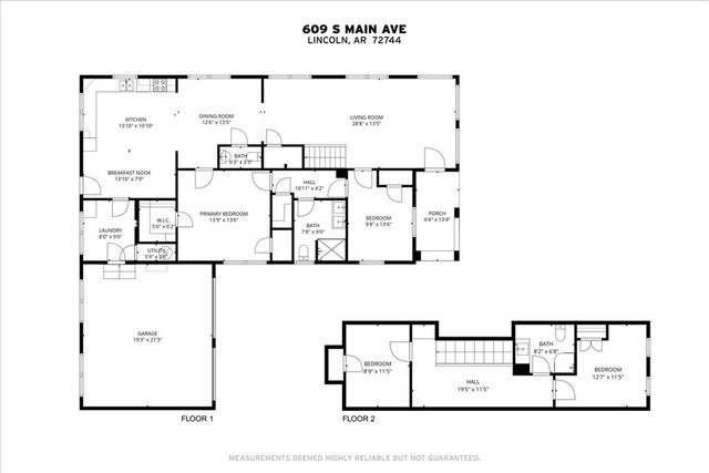 609 S Main Avenue, Lincoln, AR 72744