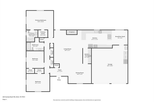 223 County Road 193, Alvin, TX 77511