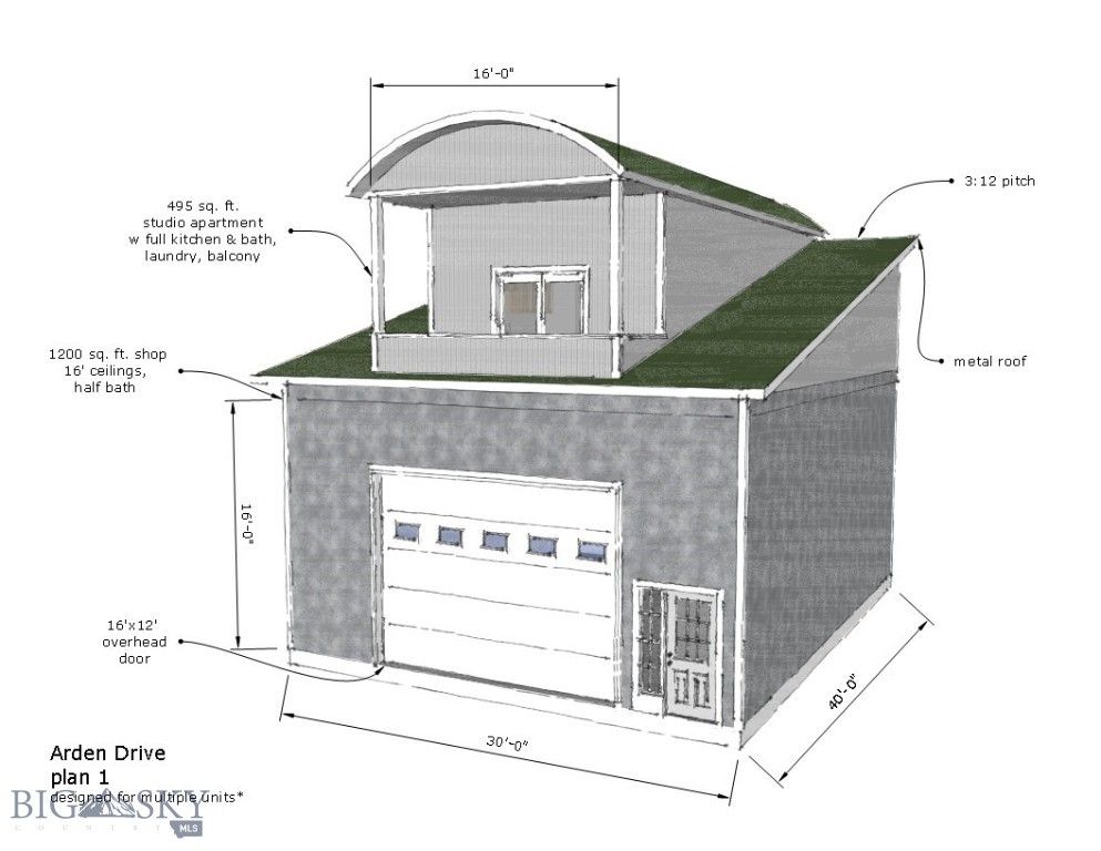 Lot 2 Bruce industrial Arden Drive, Belgrade, MT 59714