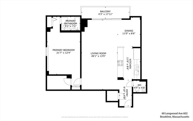 60 Longwood Ave 602, Brookline, MA 02446