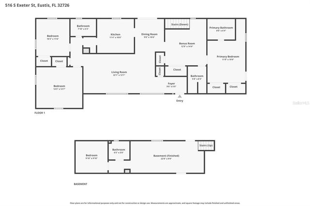 516 S EXETER STREET, Eustis, FL 32726