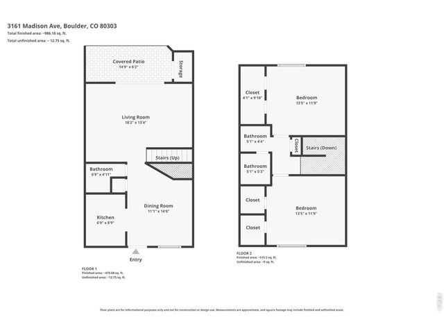 3161 Madison Ave N-107, Boulder, CO 80303