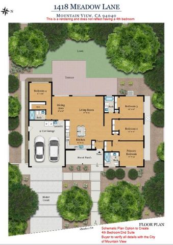 1418 Meadow Lane, Mountain View, CA 94040