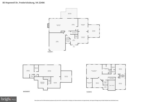 85 HOPEWELL DR, Fredericksburg, VA 22406