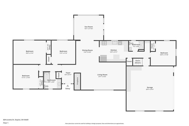 829 Lovetta Drive, Kettering, OH 45429