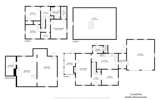 5 Lowell Ave, Holden, MA 01520