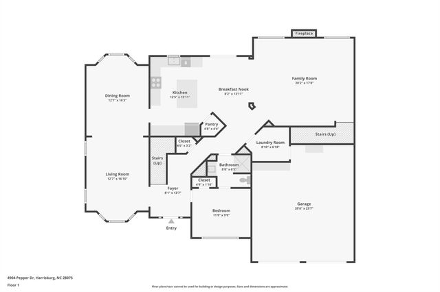 4904 Pepper Drive, Harrisburg, NC 28075