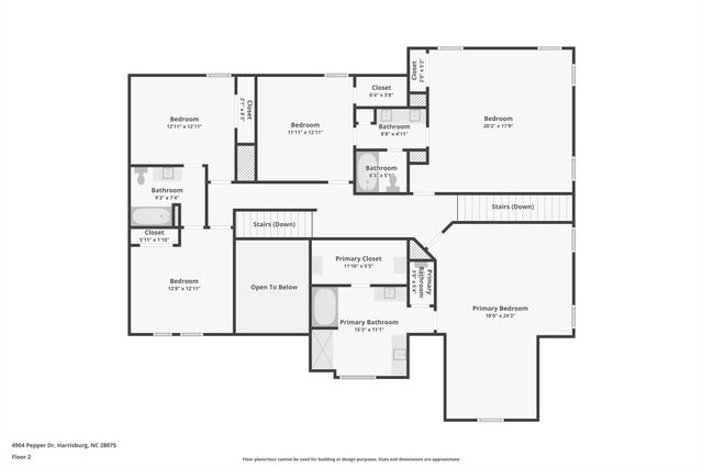 4904 Pepper Drive, Harrisburg, NC 28075