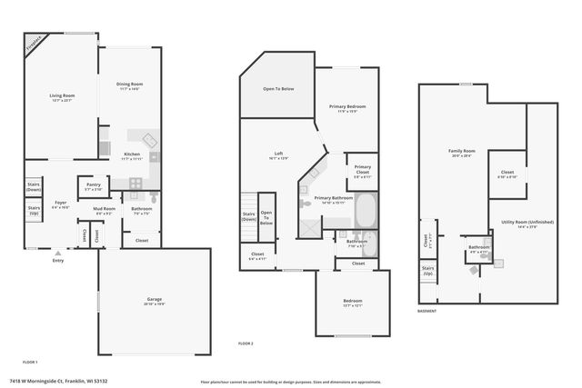 7418 W Morningside COURT, Franklin, WI 53132