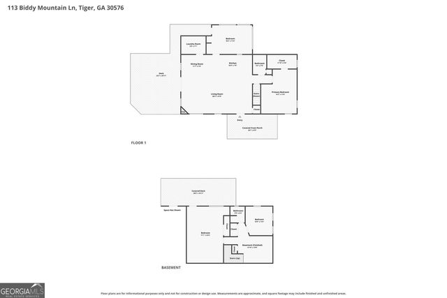 113 Biddy Mtn Lane, Tiger, GA 30576