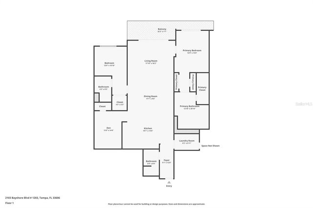 2103 BAYSHORE BOULEVARD 1203, Tampa, FL 33606