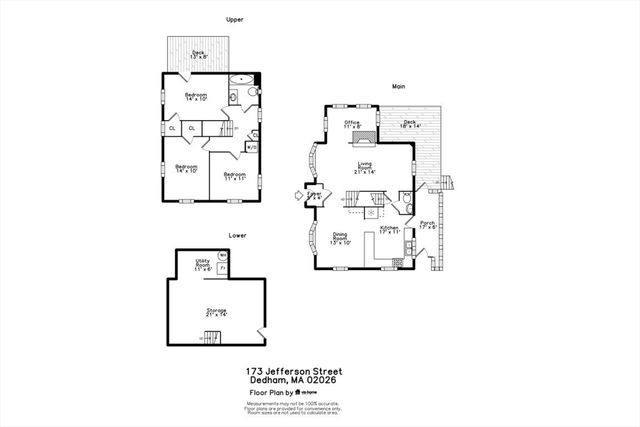 173 Jefferson St, Dedham, MA 02026