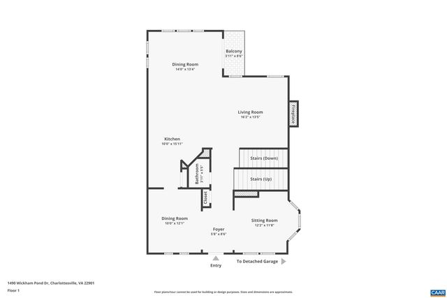 1490 WICKHAM POND DR, Charlottesville, VA 22901