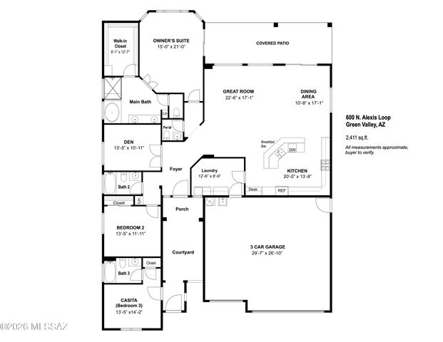 600 N Alexis Loop, Green Valley, AZ 85614