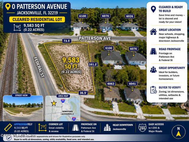 0 PATTERSON Avenue, Jacksonville, FL 32219