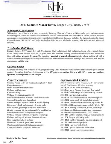 3913 Summer Manor Drive, League City, TX 77573