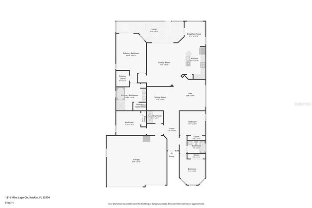 1810 MIRA LAGO CIRCLE, Ruskin, FL 33570