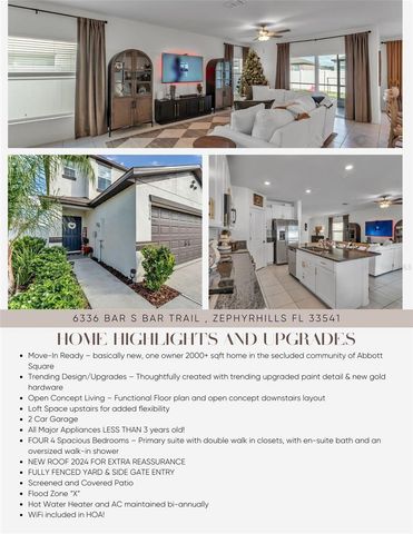 6336 BAR S BAR TRAIL, Zephyrhills, FL 33541