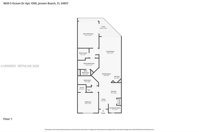 9650 S Ocean Drive 1509, Jensen Beach, FL 34957