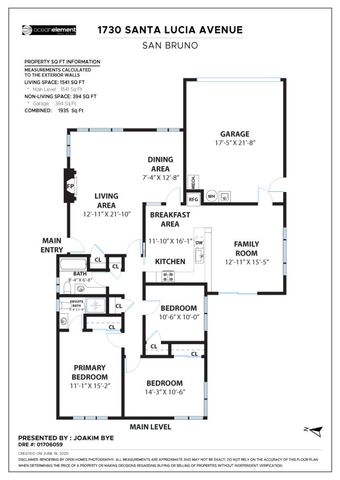1730 Santa Lucia Avenue, San Bruno, CA 94066