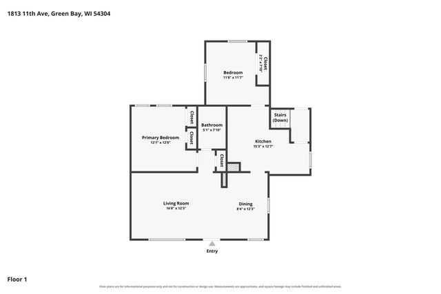 1813 11TH AVENUE, Green Bay, WI 54304