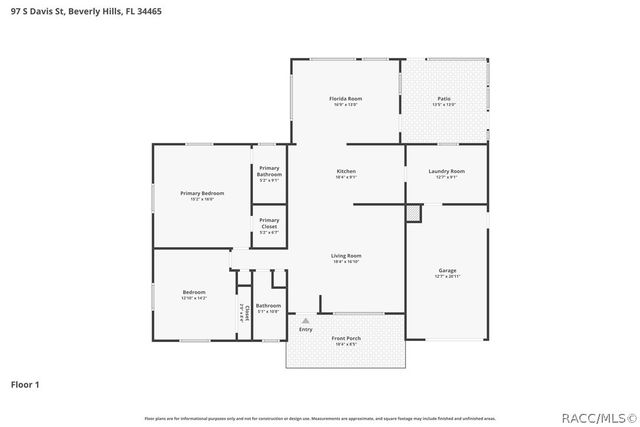 97 S Davis Street, Beverly Hills, FL 34465