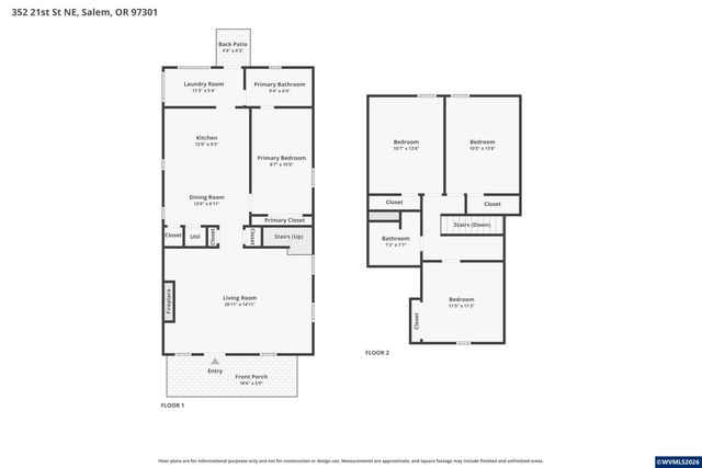 352 21st Av NE, Salem, OR 97301