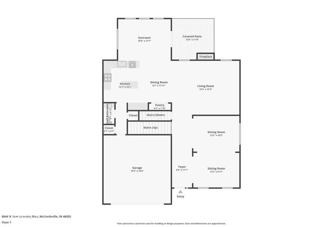 8644 N Deer Crossing Boulevard, Mccordsville, IN 46055