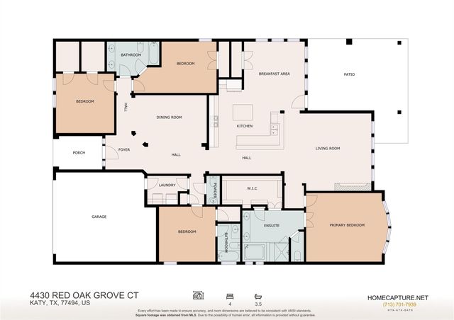 4430 Red Oak Grove Court, Katy, TX 77494