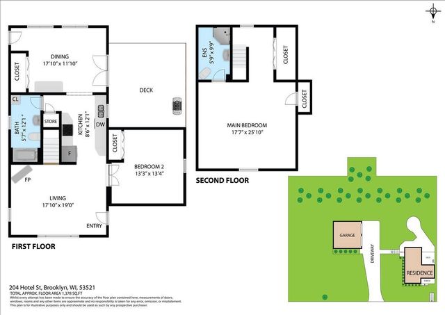 204 Hotel Street, Brooklyn, WI 53521