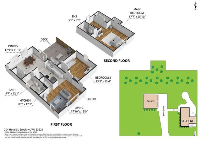 204 Hotel Street, Brooklyn, WI 53521