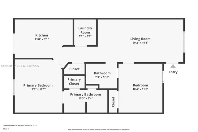15490 SW 134th Place 507, Miami, FL 33177