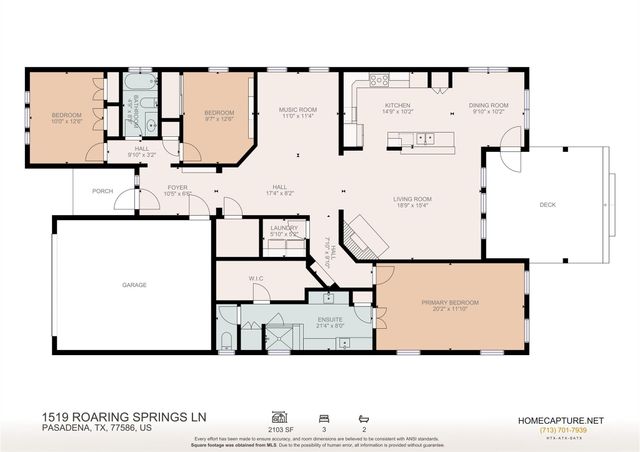 1519 Roaring Springs Lane, Pasadena, TX 77586