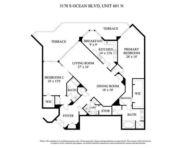 3170 S Ocean Boulevard 601n, Palm Beach, FL 33480