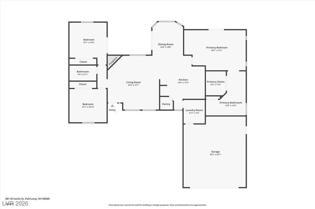 581 West Leslie Street, Pahrump, NV 89060