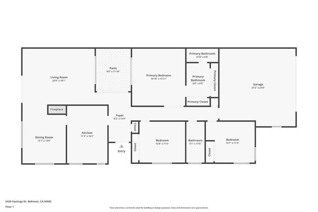 2428 Hastings Drive, Belmont, CA 94002