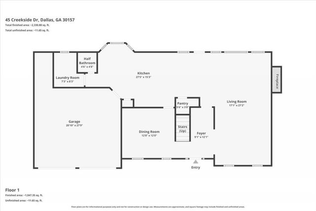 45 Creekside Drive, Dallas, GA 30157