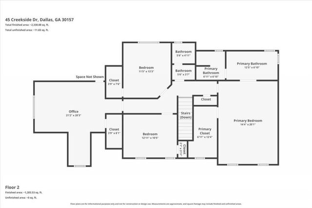 45 Creekside Drive, Dallas, GA 30157