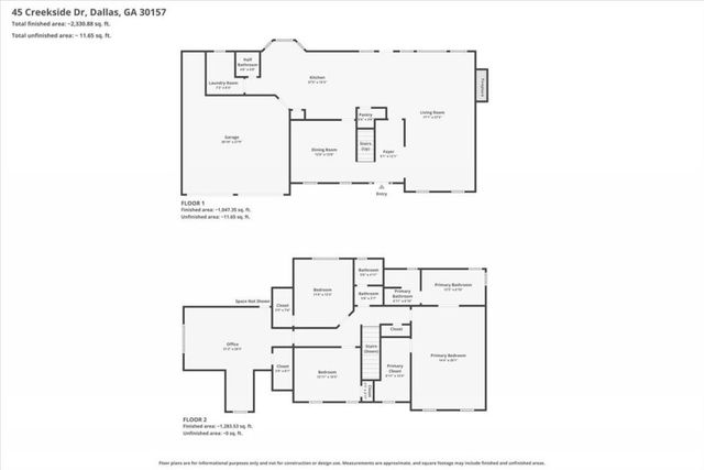 45 Creekside Drive, Dallas, GA 30157
