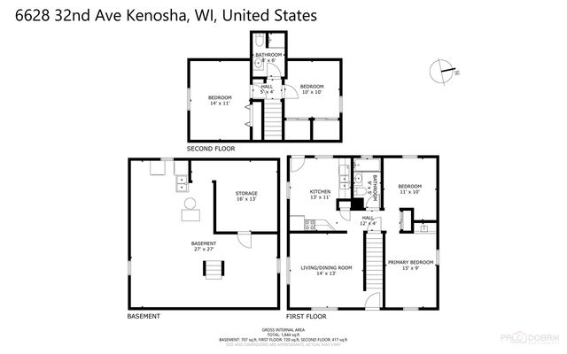 6628 32nd AVENUE, Kenosha, WI 53142
