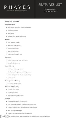 131 Pondfield Court, Clayton, NC 27527