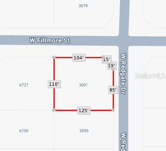 3091 W REDGATE DRIVE, Dunnellon, FL 34433