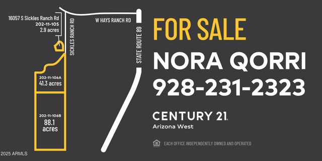 16057 S SICKLES RANCH Road, Peeples Valley, AZ 86332