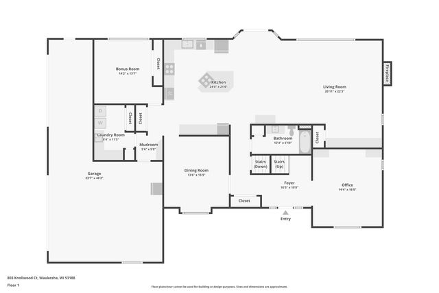 803 Knollwood COURT, Waukesha, WI 53188