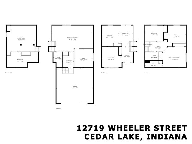 12719 Wheeler Street, Cedar Lake, IN 46303