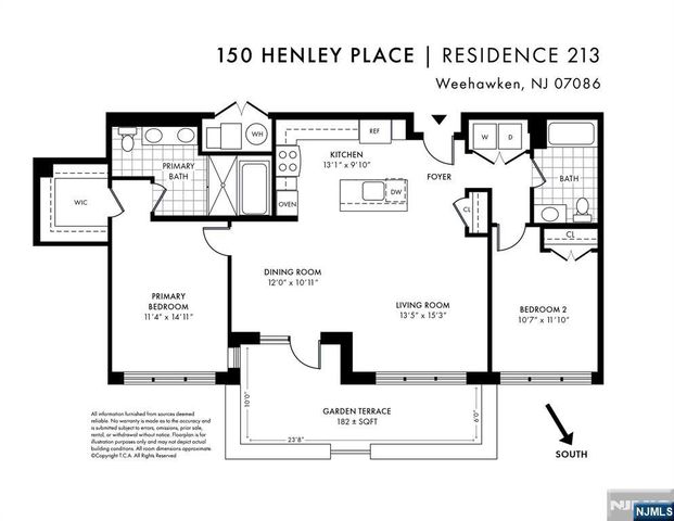 150 Henley Place 213, Weehawken, NJ 07086