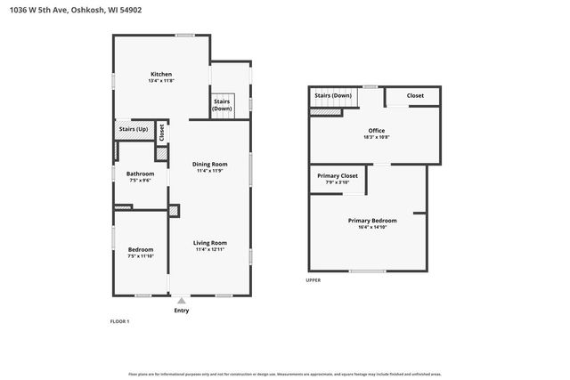 1036 W 5TH AVENUE, Oshkosh, WI 54902