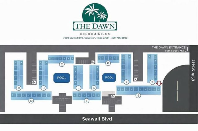 7000 Seawall Boulevard 211, Galveston, TX 77551